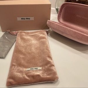 Brand new Miu miu sunglass case